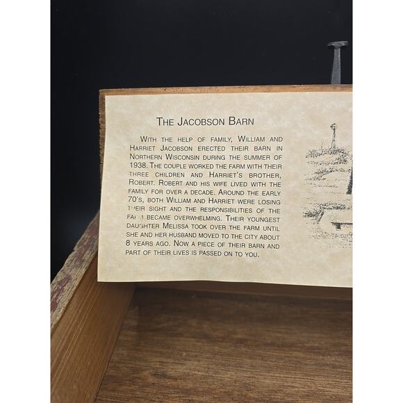 Vintage Primitive Reclaimed Barn Wood Box 12x3.5x6” Rustic Farmhouse Decor - Picture 2 of 7